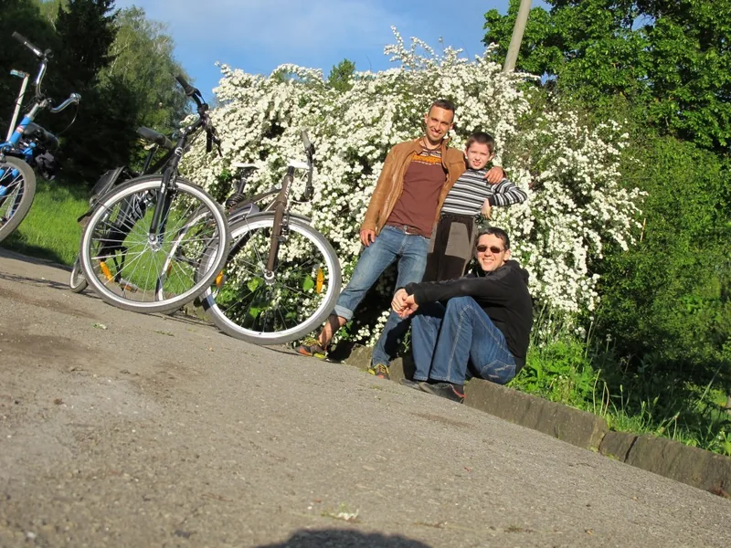 A bicycle outing with a Servas guest