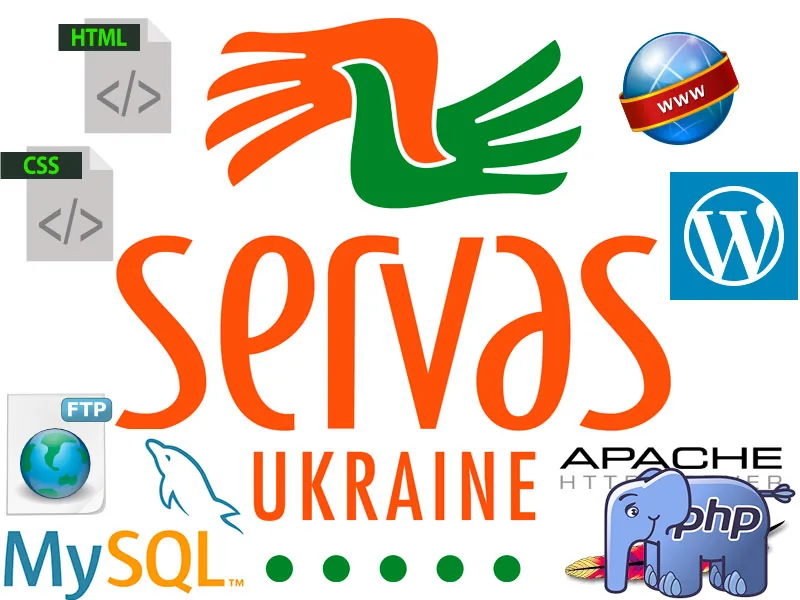 Servas Ukraine website and the tools used to build it